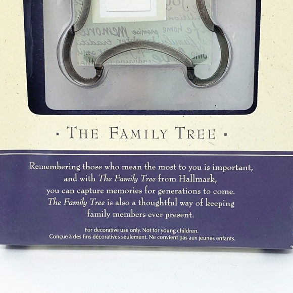 Hallmark The Family Tree Home Family Memories Photo Holder Frame Ornament QP1323 - Picture 6 of 9